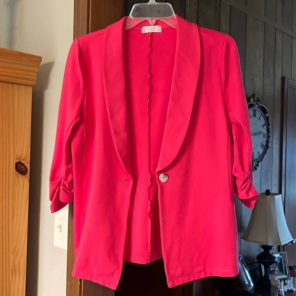 Alter’d State Hot Pink Blazer Jacket. Like new. Size Medium